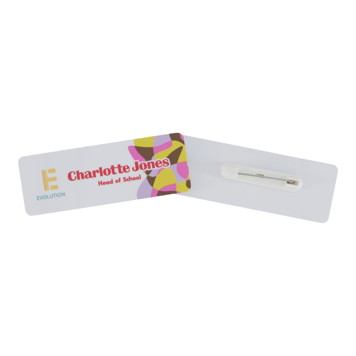 Plastic (PET) Staff Badge Full Colour Matte Finish