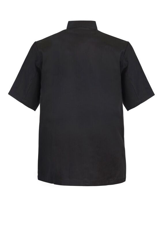 SHORT SLEEVE CHEFS TUNIC WITH CONCEALED FRONT CJ041