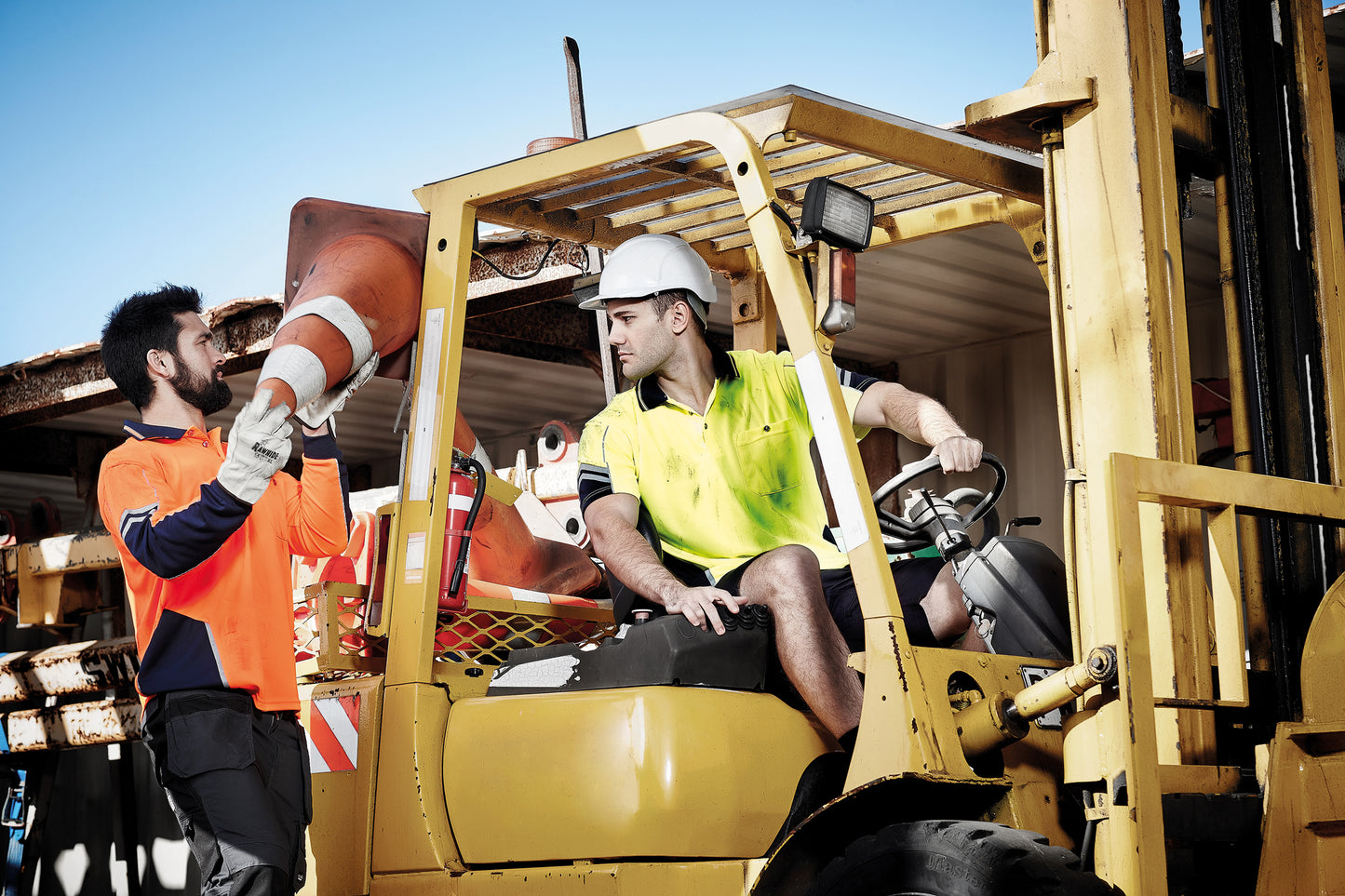 SYZMIK Hi Vis Squad Long Sleeve Polo ZH238