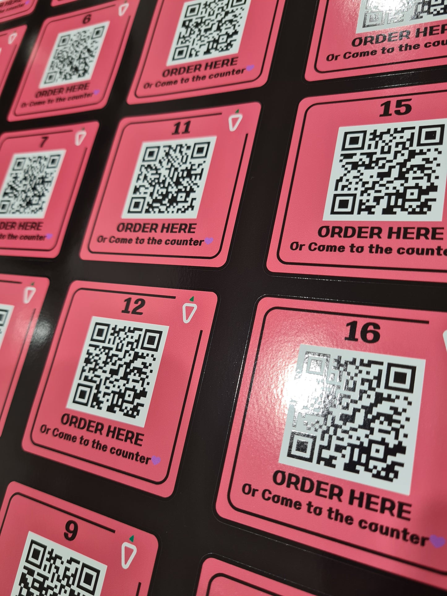 Digital Print Logo Stickers