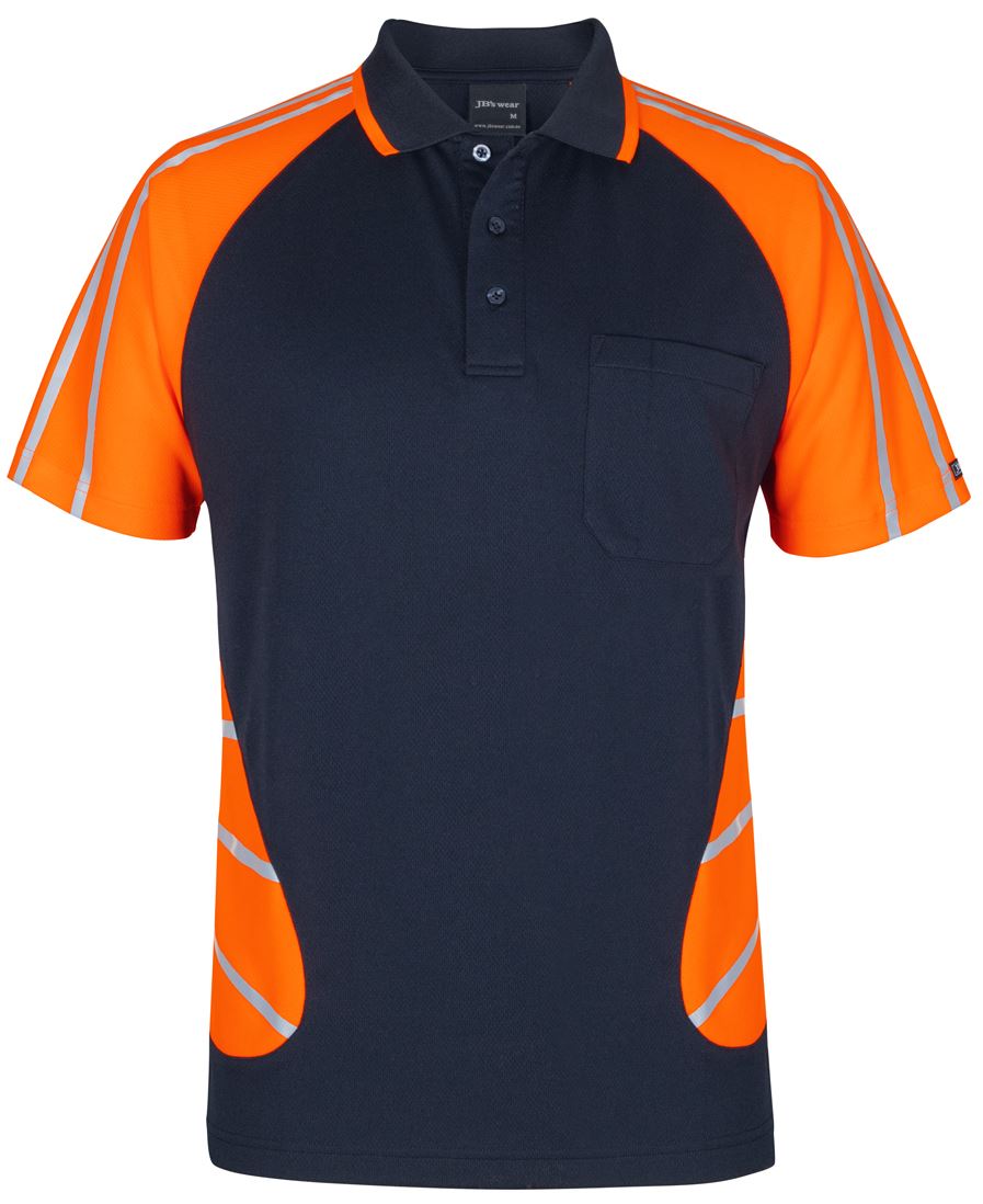 JB's Street Spider Polo with Reflective Stripes 6HSSR