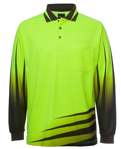 JB Hi Vis LS RIPPA SUB POLO 6HVRL