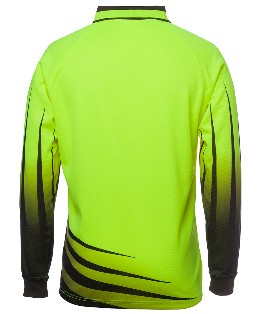 JB Hi Vis LS RIPPA SUB POLO 6HVRL