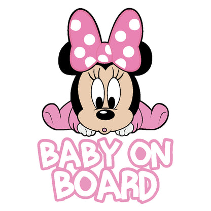 Baby On Board Minnie Mouse