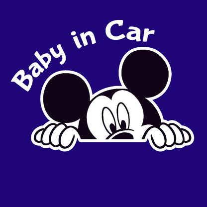 Baby On Board Mickey Mouse