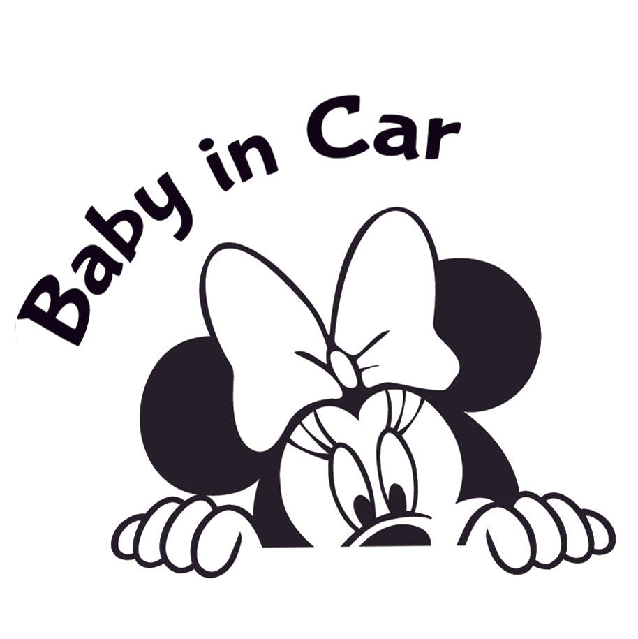Baby on Board Minnie Mouse