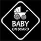 Baby On Board Pram