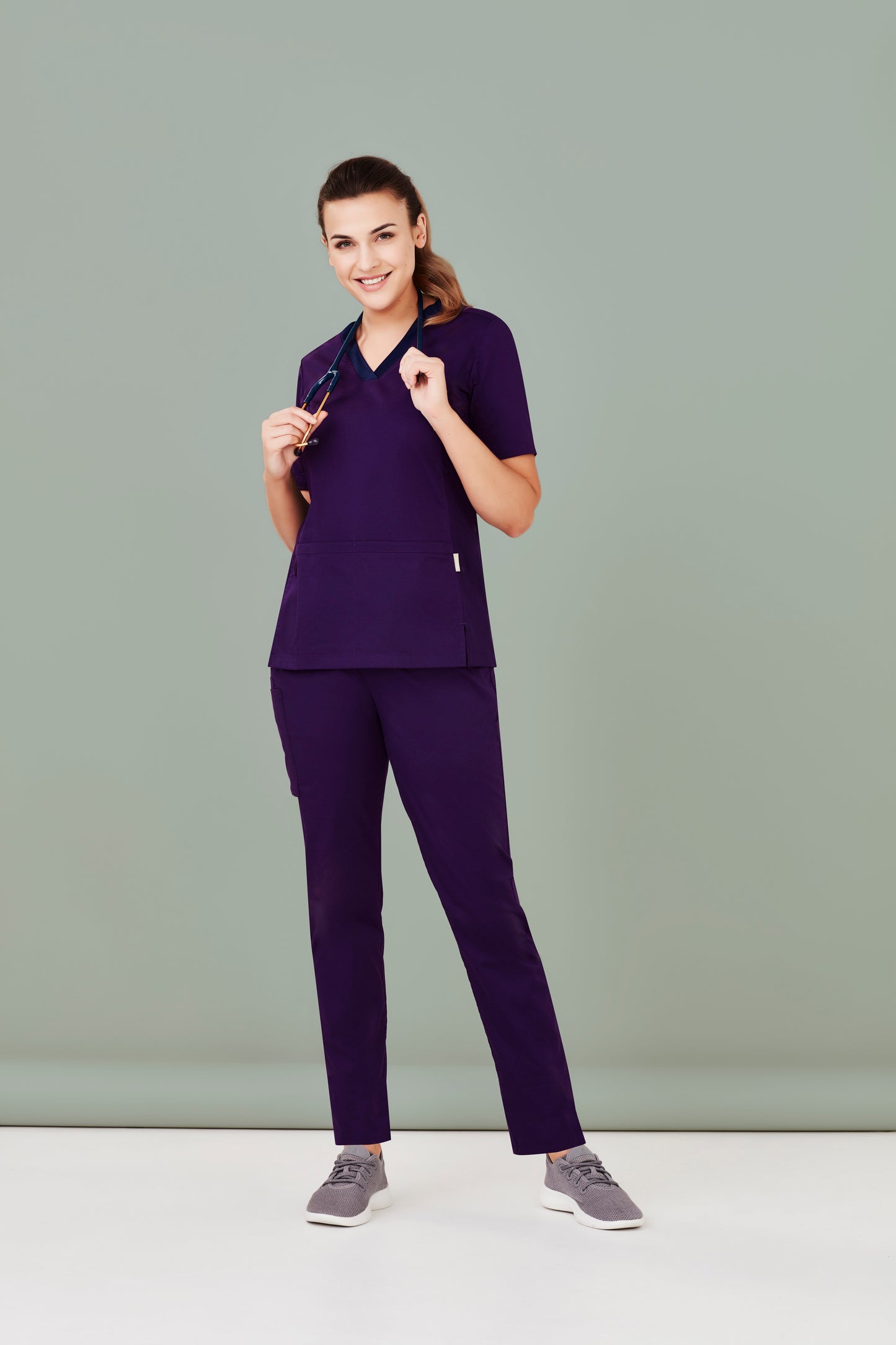 Womens Riley Stretch Scrub Top CST043LS