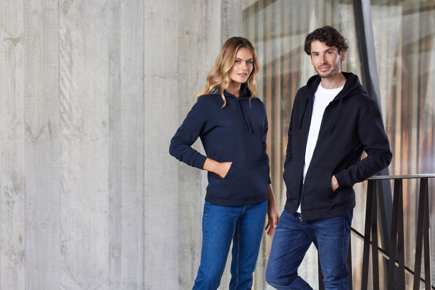 Crew Mens Zip Hoodie SW762M