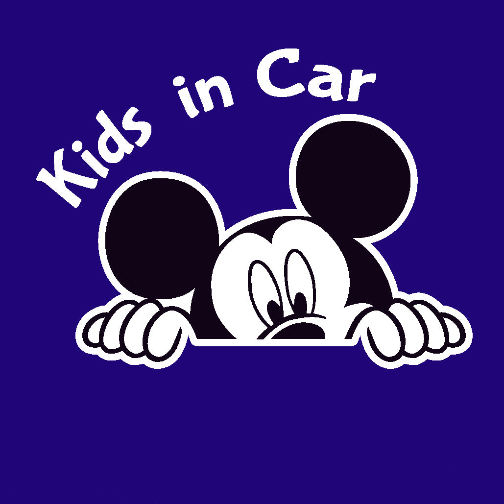 Baby On Board Mickey Mouse