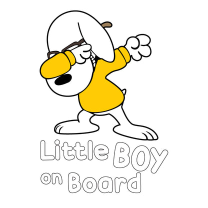 Snoopy Little Boy On Board