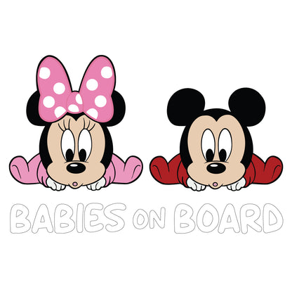 Mickey and Minnie Babies on Board