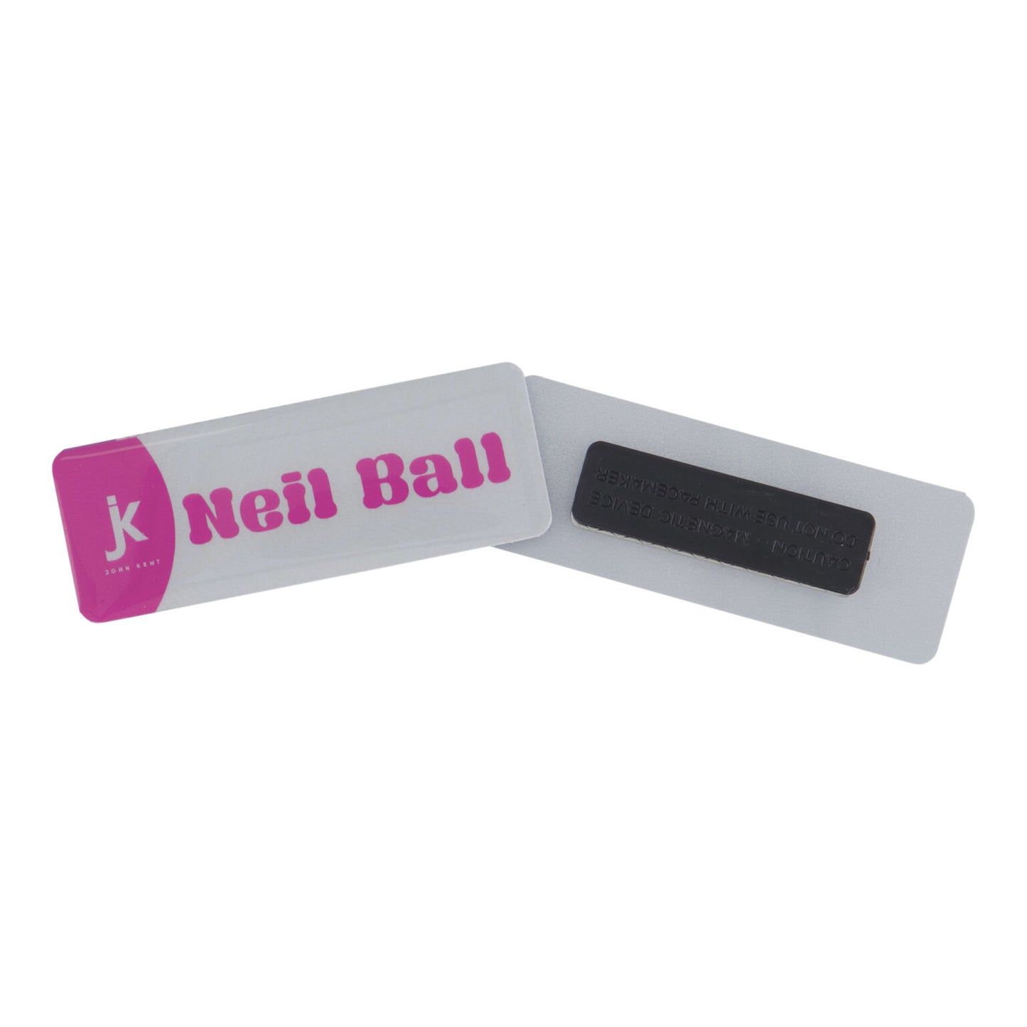 Plastic Staff Badge 73 x 27mm Epoxy Full Colour