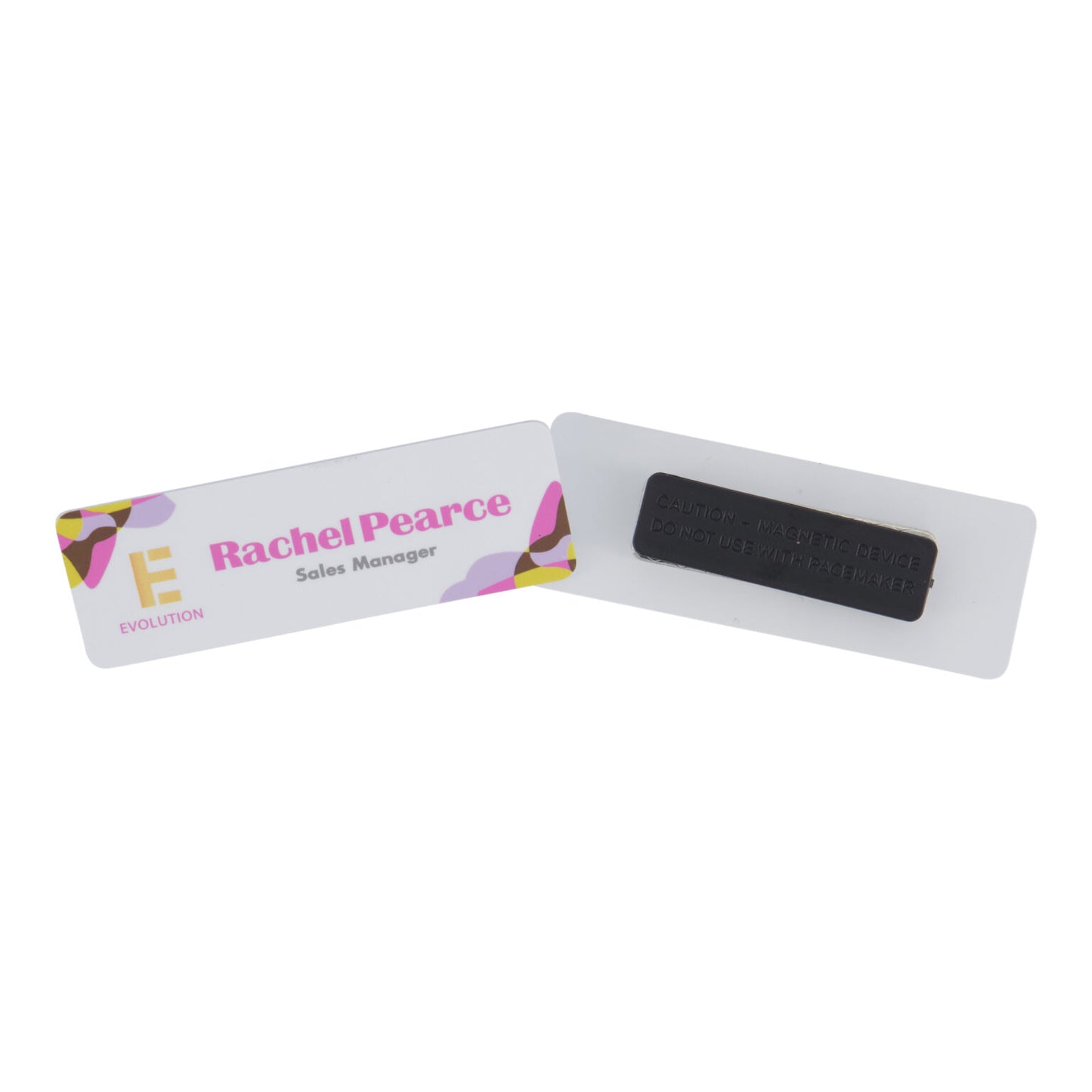 Plastic (PET) Staff Badge Full Colour Matte Finish