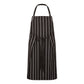 FULL BIB CAFÉ STRIPE APRON WITH POCKET CA030