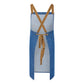 DENIM BIB APRON WITH POUCH CA033