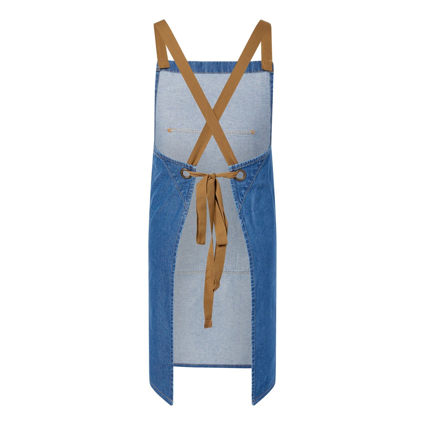 DENIM BIB APRON WITH POUCH CA033