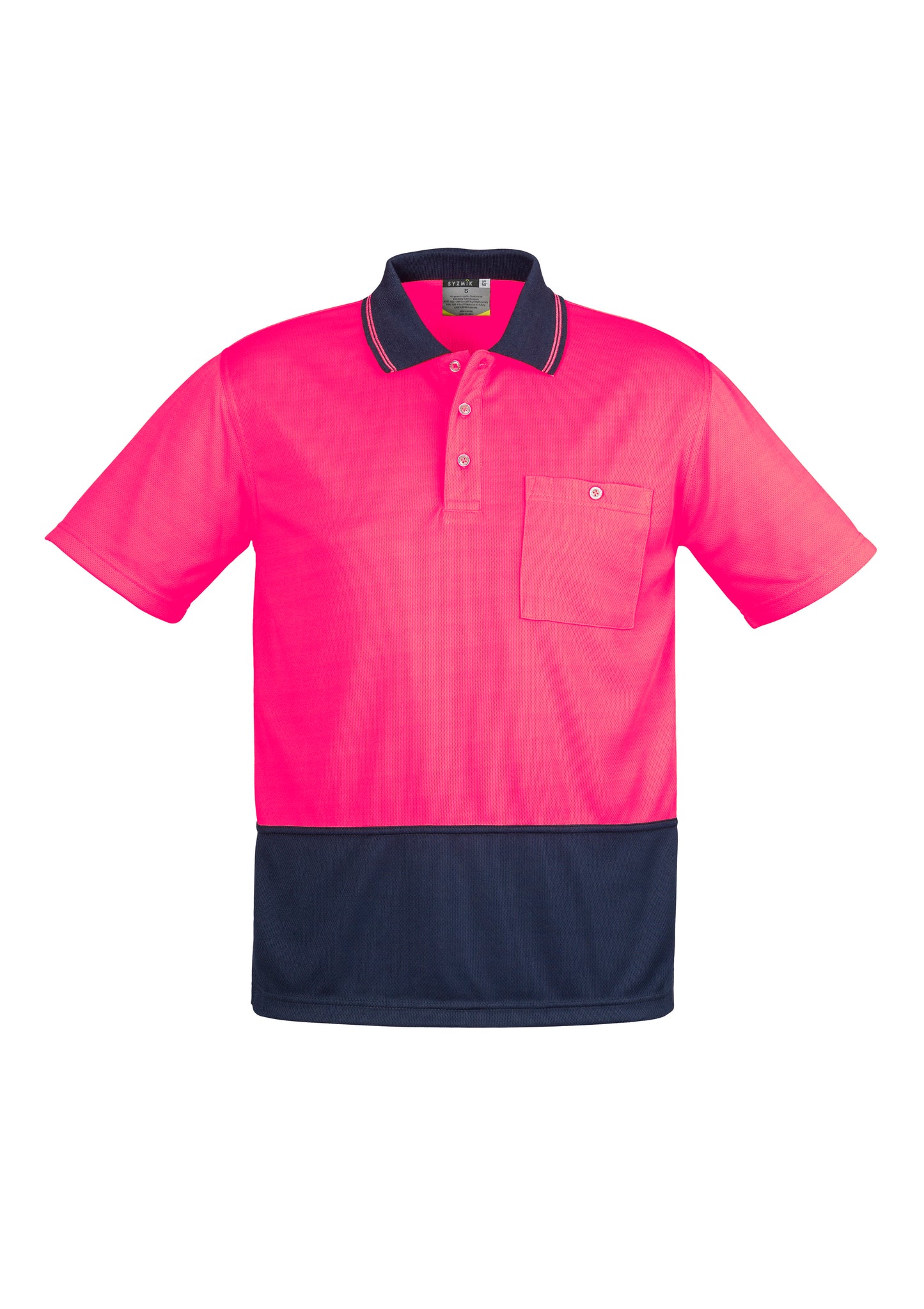 SYZMIK Hi Vis Basic Short Sleeve Polo ZH231