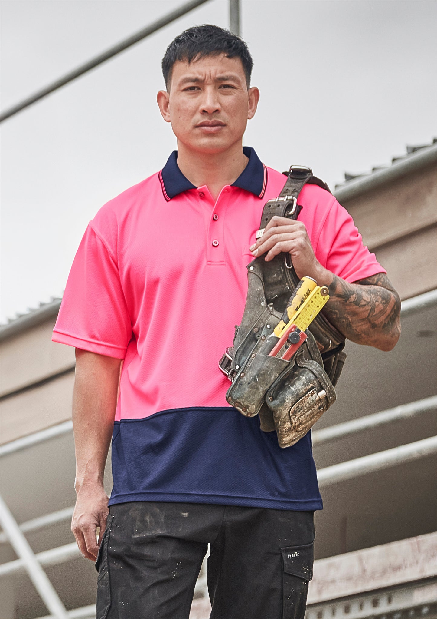 SYZMIK Hi Vis Basic Short Sleeve Polo ZH231