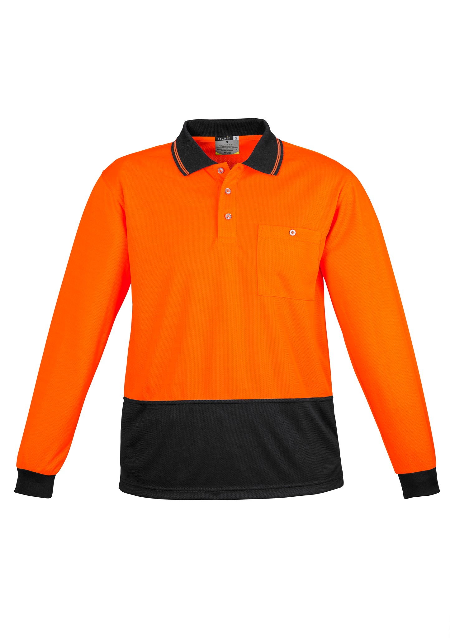 SYZMIK Hi Vis Basic Long Sleeve Polo ZH232