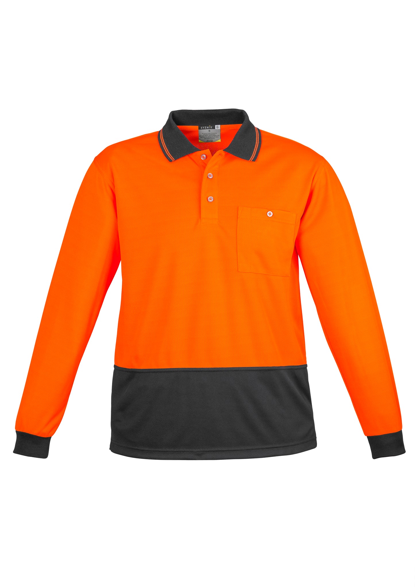 SYZMIK Hi Vis Basic Long Sleeve Polo ZH232