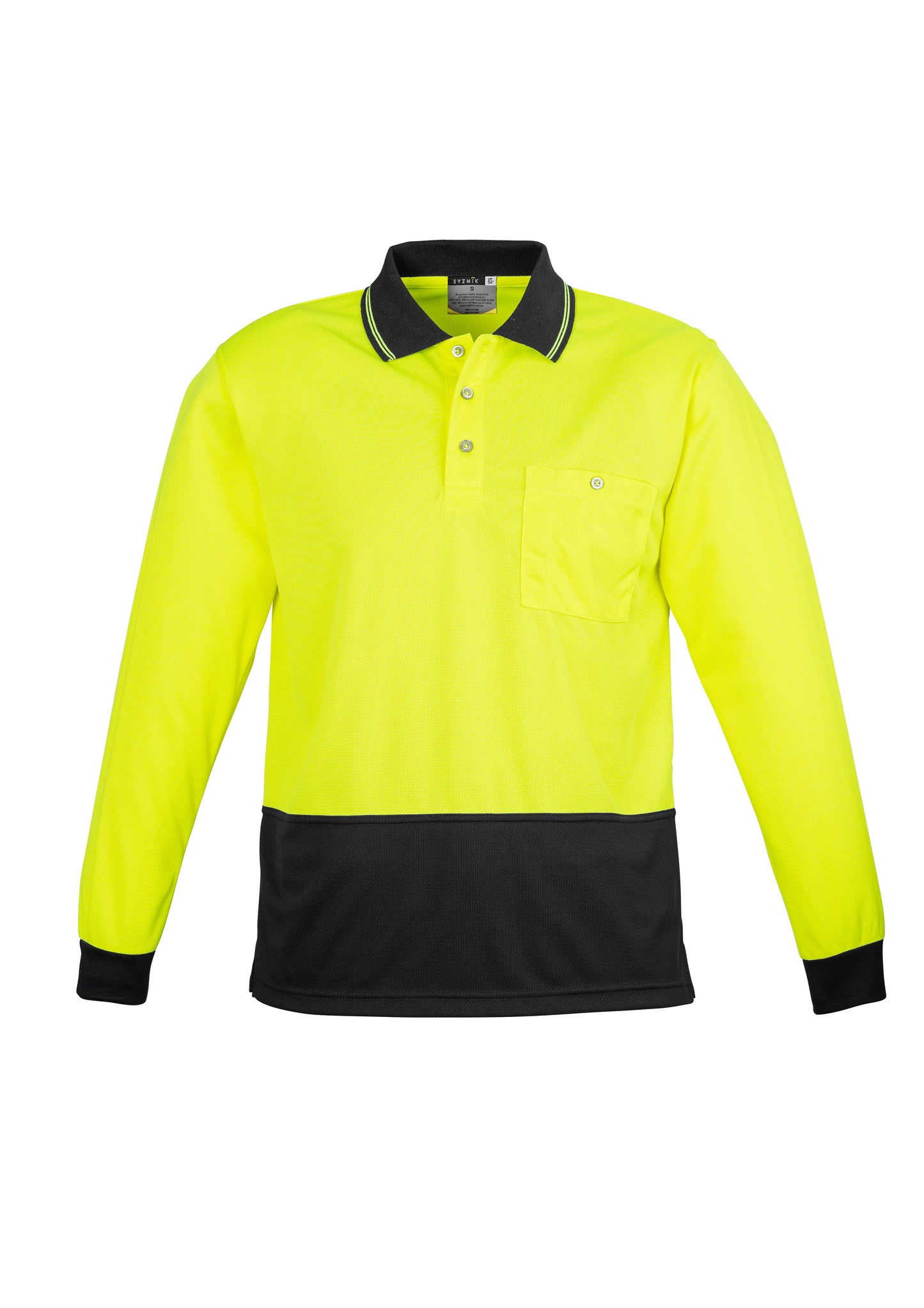 SYZMIK Hi Vis Basic Long Sleeve Polo ZH232