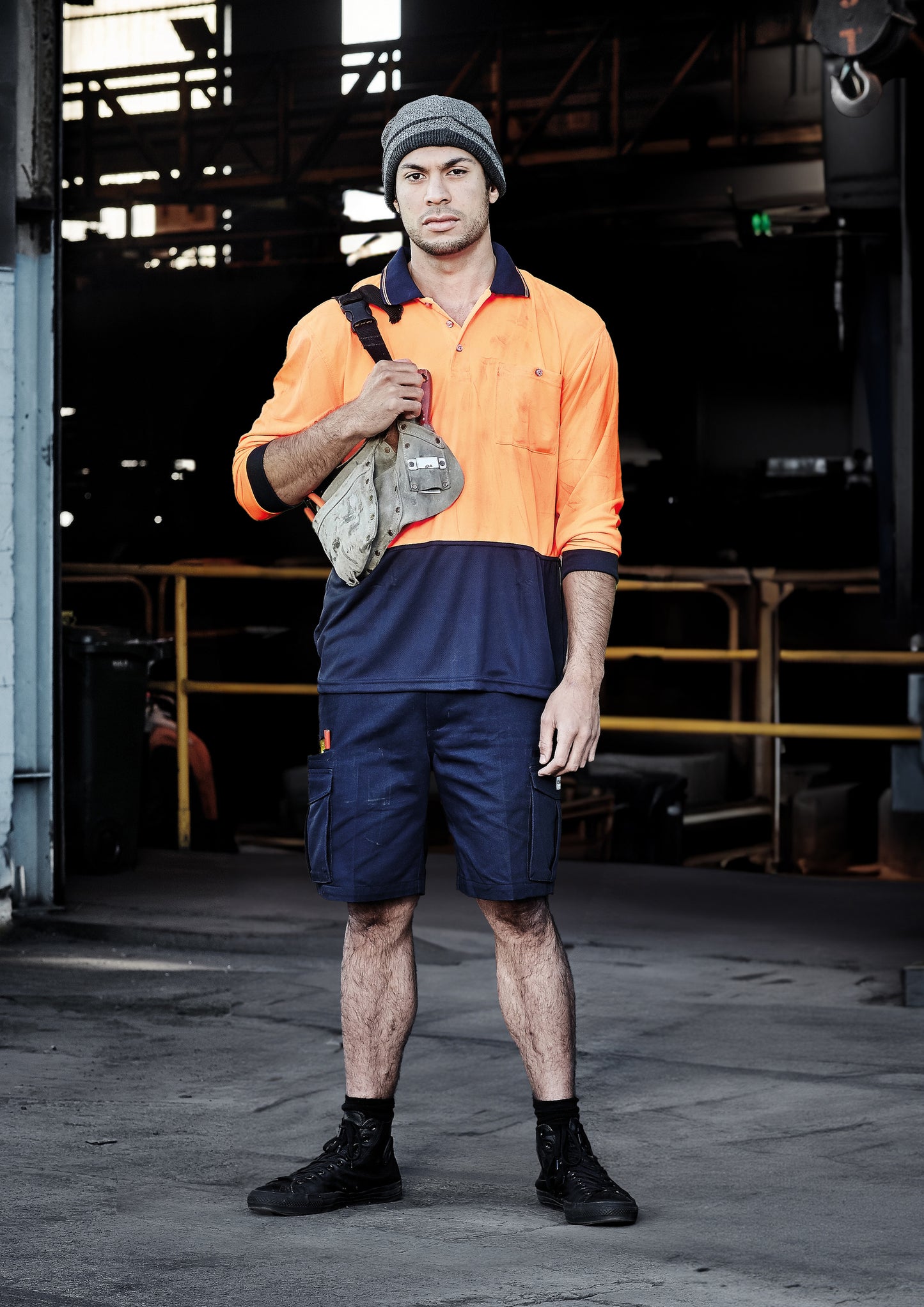 SYZMIK Hi Vis Basic Long Sleeve Polo ZH232