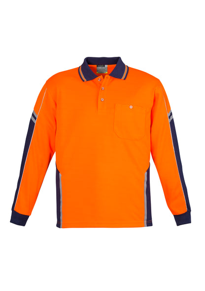 SYZMIK Hi Vis Squad Long Sleeve Polo ZH238
