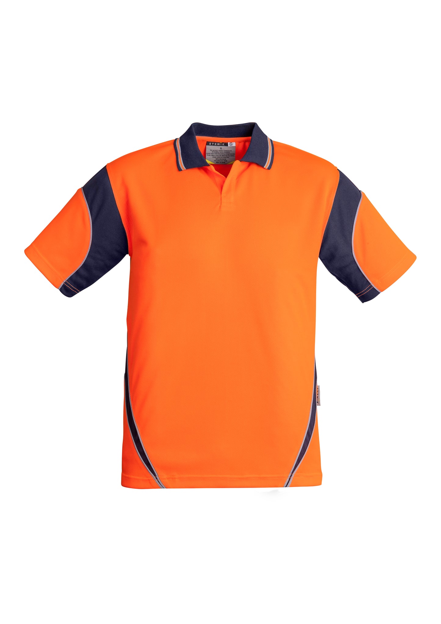 SYSMIK Hi Vis Aztec Short Sleeve Polo ZH248