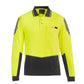 SYZMIK Hi Vis Flux Long Sleeve Polo ZH310