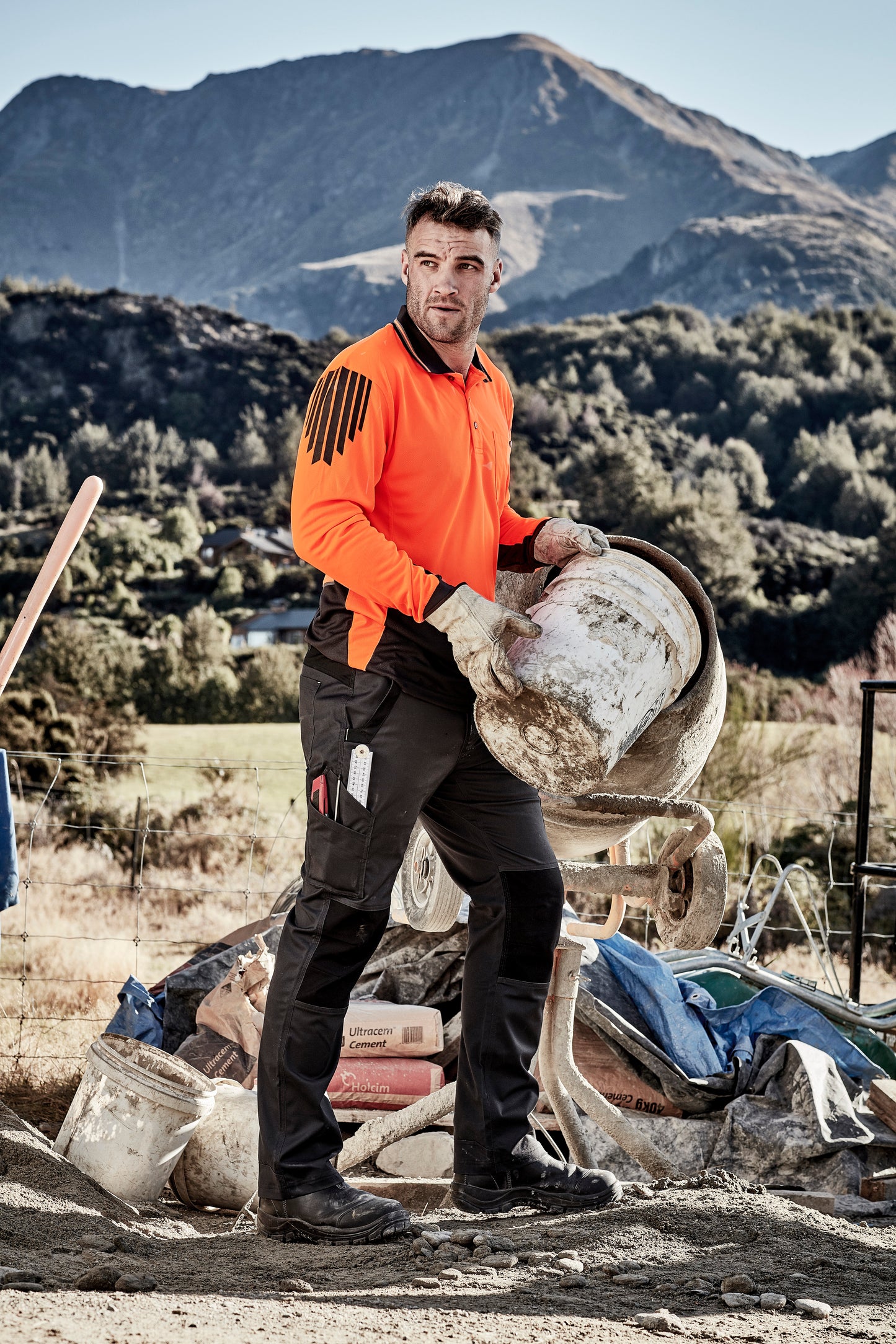 SYZMIK Hi Vis Flux Long Sleeve Polo ZH310