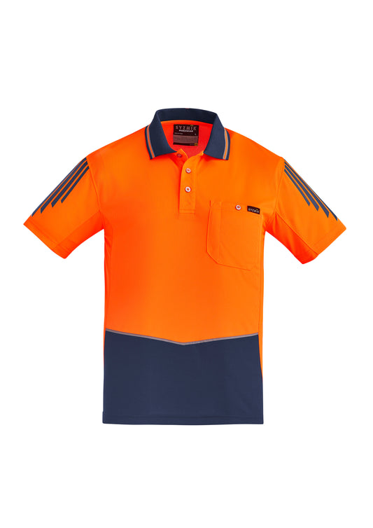 SYZMIK Hi Vis Flux Short Sleeve Polo ZH315