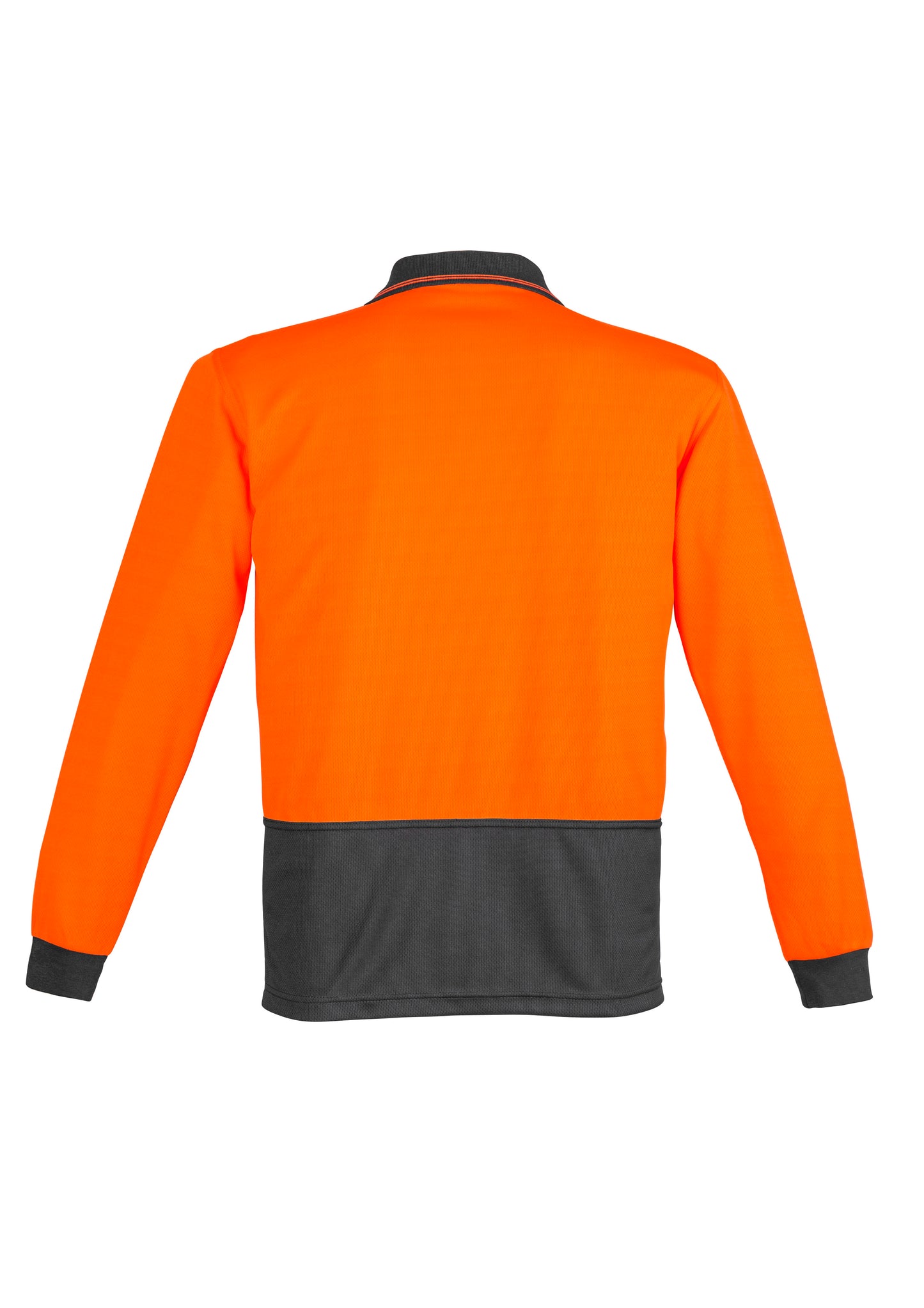 SYZMIK Mens Hi Vis Comfort Back Long Sleeve Polo ZH410